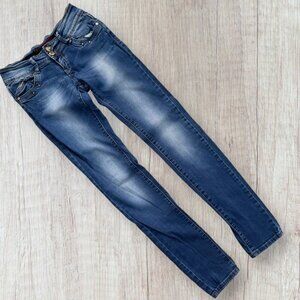 MARTIN LOVE Low Rise Stretch Denim Skinny Jeans 25